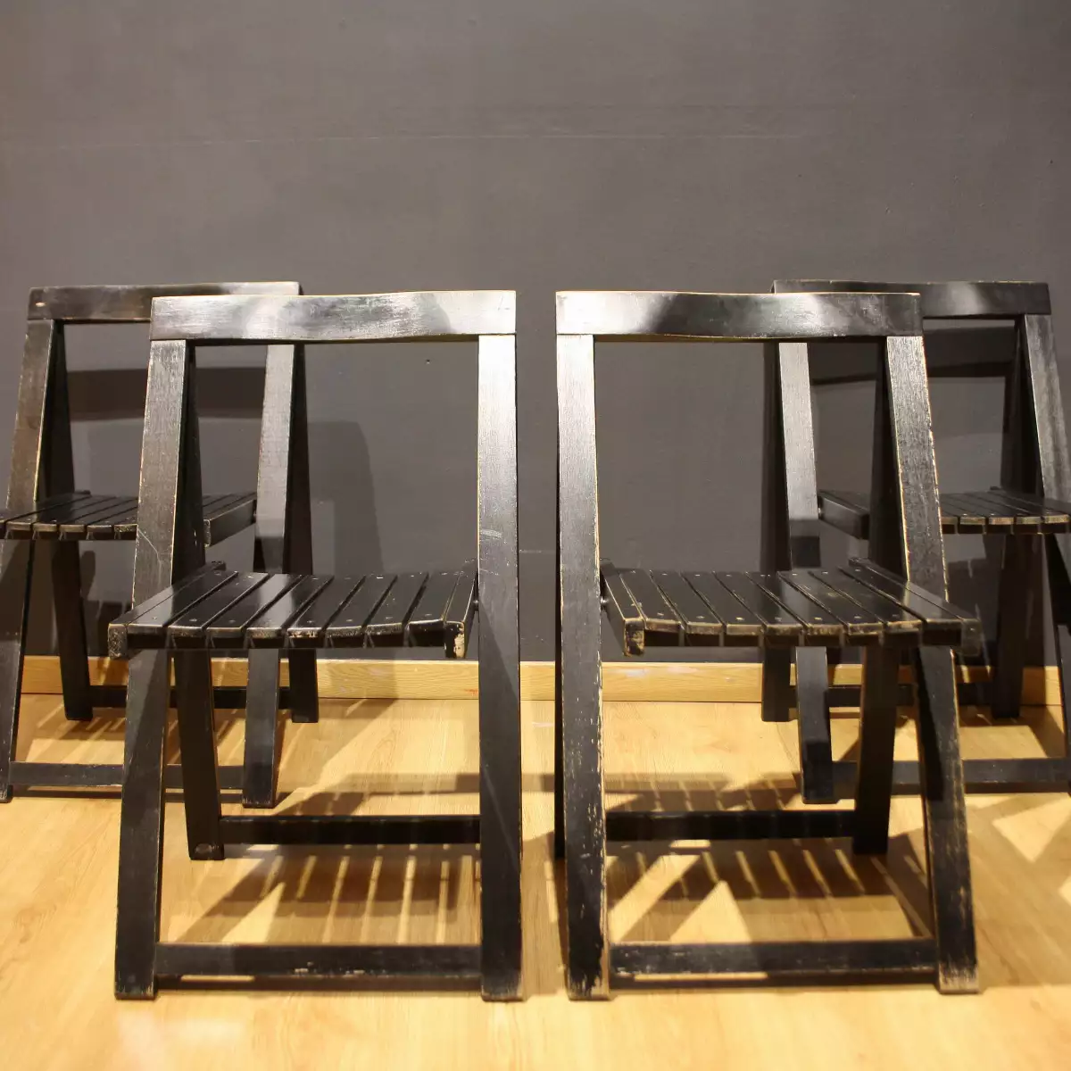 4 chaises Aldo Jacober