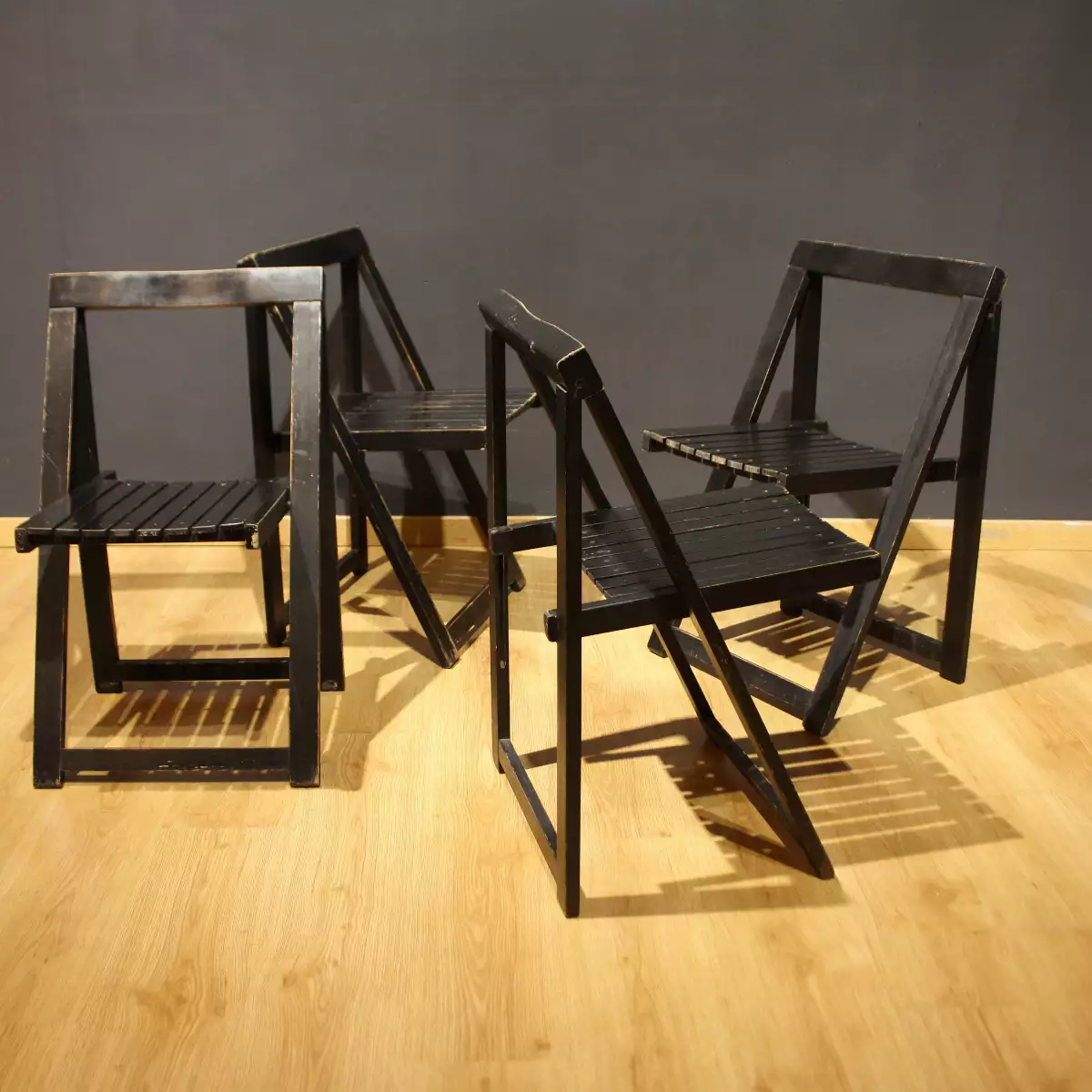 4 chaises Aldo Jacober