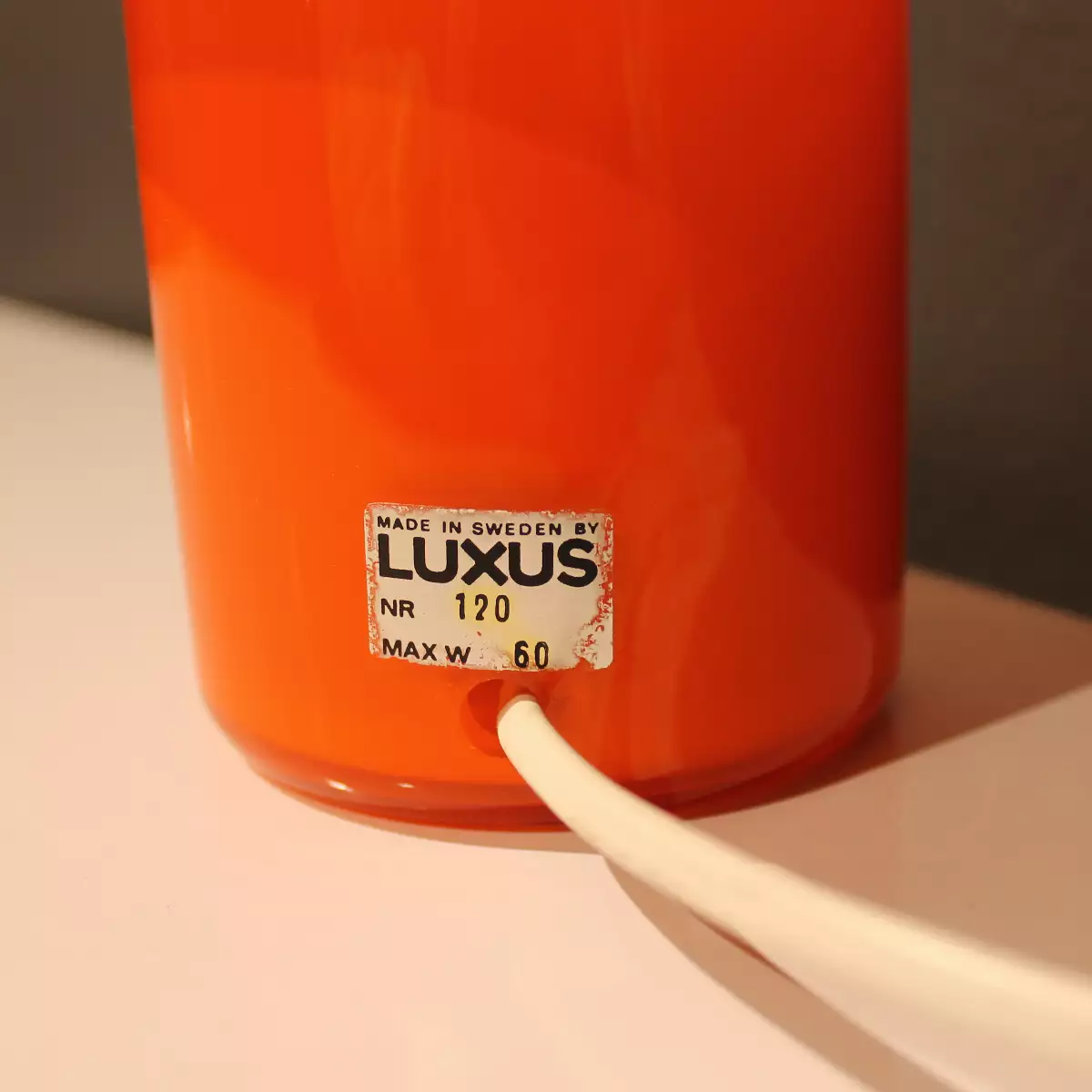 Lampe de Uno & Osten Kristiansson pour Luxus, Suède