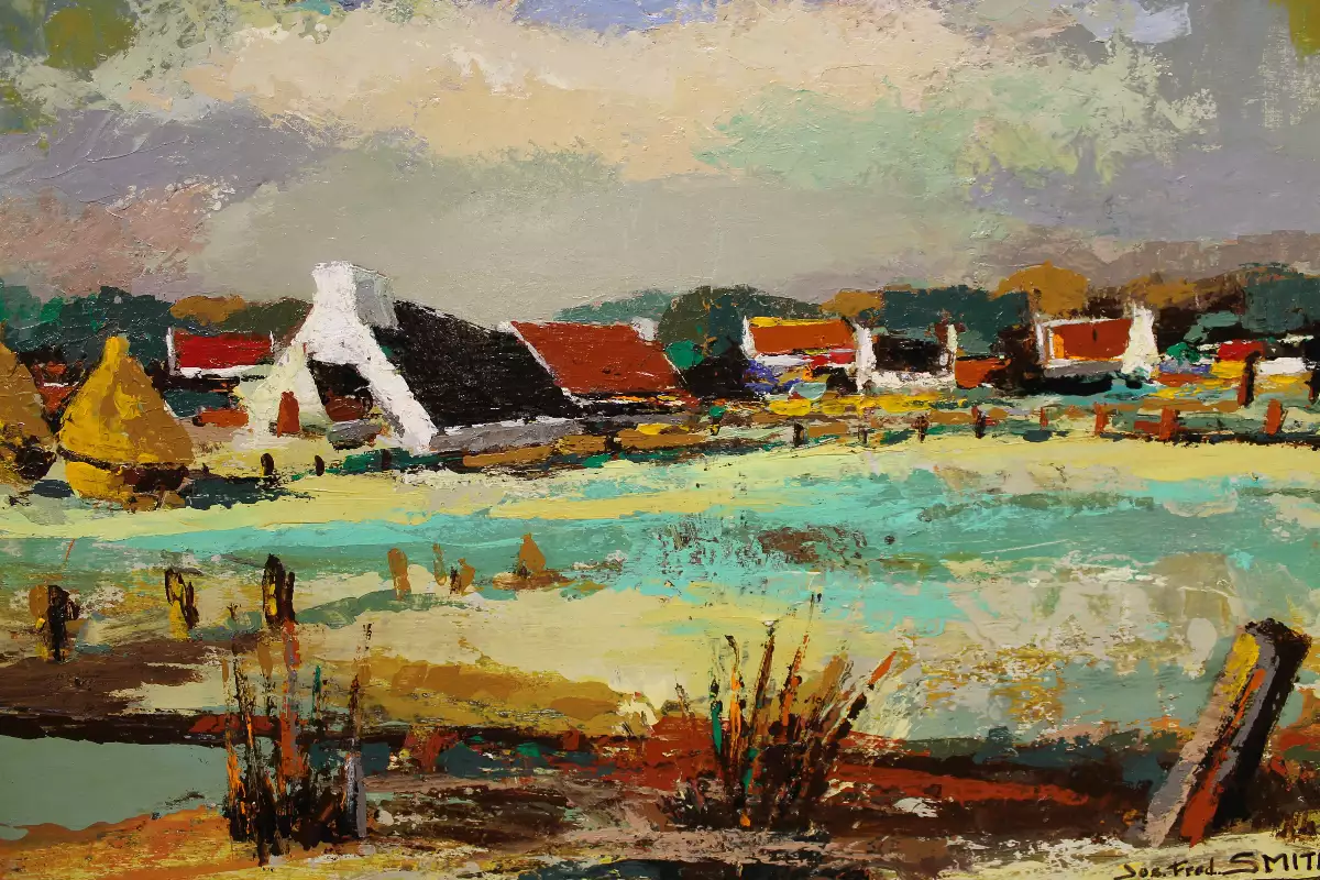 Tableau paysage de Jos Fred Smith