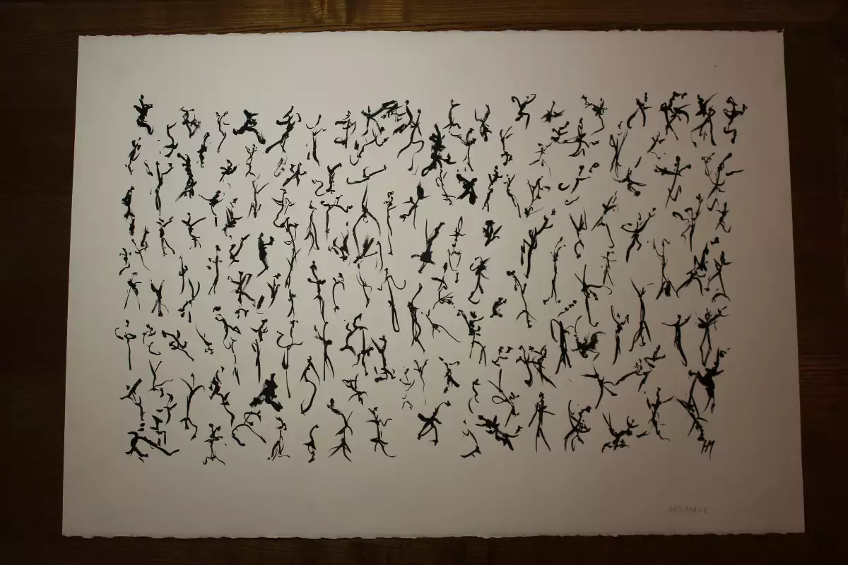 Encre de chine Henri Michaux