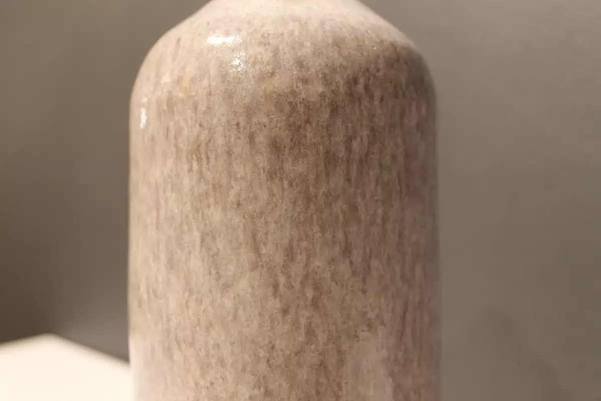 Vase bouteille en céramique, Poterie d'Accolay